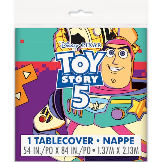 54" x 84" Disney® Toy Story 5 Plastic Table Cover
